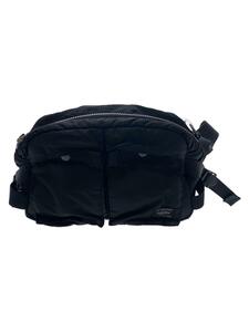 PORTER◆TANKER/WAIST BAG/ウエストバッグ/ショルダーバッグ/ナイロン/ブラック/622-78302