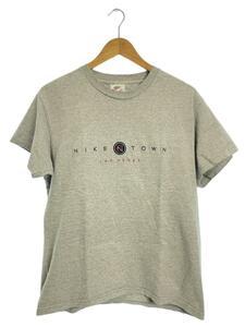 NIKE◆Tシャツ/NIKE TOWN/白タグ/USA製/S/コットン/GRY