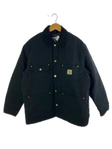 Carhartt◆OG CHORE COAT/ダックキャンバスチョアコート/襟コーデュロイ/L/コットン/BLK