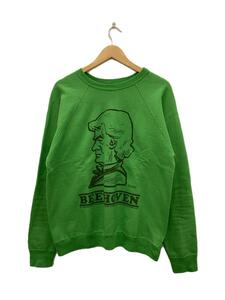 HUMAN MADE◆SEASON25/PEANUTS SWEATSHIRT/ピーナッツ/スウェット/L/コットン/グリーン