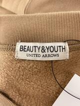 BEAUTY&YOUTH UNITED ARROWS◆スウェット/XL/コットン/ブラウン/無地/1212-175-7707/裏起毛/_画像3