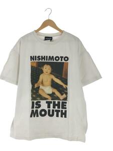 NISHIMOTO IS THE MOUTH/Tシャツ/2L/コットン/WHT