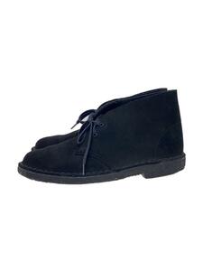 Clarks◆チャッカブーツ/US6/ブラック/スウェード