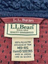 L.L.Bean◆ジャケット/-/ポリエステル/NVY/無地_画像3