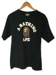 A BATHING APE◆Tシャツ/L/コットン/BLK/001TEG301001X
