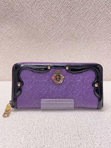 ANNA SUI◆セルパン/ラウンド長財布/-/PUP/レディース