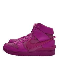 NIKE◆DUNK HIGH X AMBUSH_ダンク HIGH X アンブッシュ/27.5cm/PNK/レザー