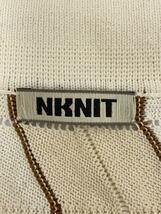 NKNIT/半袖シャツ/-/コットン/BEG/ストライプ/NKNIT23SS-0120_画像3