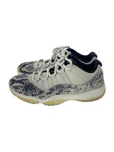 NIKE◆AIR JORDAN 11 RETRO LOW LE/エアジョーダンレトロロー/グレー/CD6846-002/27