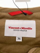 Vincent et Mireille◆ダウンジャケット/36/ポリエステル/BEG/無地/VM192SD26222_画像3