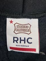 STANDARD CALIFORNIA◆LOGO HOODIE/パーカー/L/コットン/BLK/バックプリント_画像3