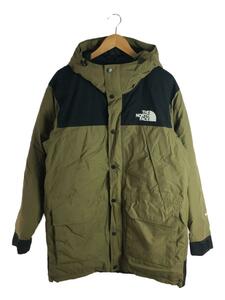 THE NORTH FACE◆Mountain Down Coat/L/ナイロン/キャメル/無地/ND91835