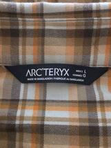 ARC’TERYX◆GRYSON LS SHIRT MENS/長袖シャツ/L/コットン/YLW/チェック/16898-112573_画像3