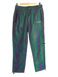 M+RC NOIR◆Rainbow Reflective Track Pant/トラックパンツ/XL/ナイロン/パープル