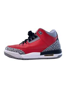 NIKE◆AIR JORDAN 3 RETRO SE GS/23cm/RED