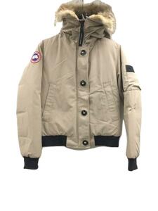 CANADA GOOSE◆Labrador Bomber Heritage/ダウンジャケット/M/ポリエステル/ベージュ/7967JL