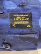 A BATHING APE◆COLOR CAMO 6 POCKET PANTS/ボトム/L/コットン/NVY/総柄/001PTJ801015M_画像4