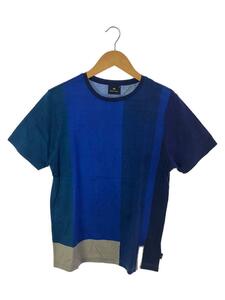 PS Paul Smith◆AFRICAN FLAG/プリント/Tシャツ/M/コットン/BLU/292509