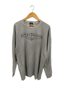 HARLEY DAVIDSON◆長袖Tシャツ/XL/コットン/GRY