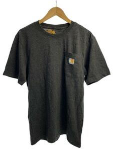 Carhartt◆Tシャツ/S/コットン/グレー/無地/タグ付き/カーハート