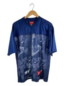 Supreme◆23SS/Ronin Football Jersey/Tシャツ/M/ポリエステル/ネイビー