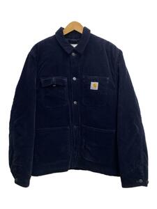 Carhartt◆MICHIGAN COAT/カバーオール/L/コーデュロイ/NVY/ネイビー