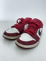 NIKE◆AIR JORDAN 1 LOW/エアジョーダン 1 ロー/レッド/553558-604/26cm/RED_画像2