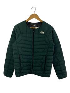 THE NORTH FACE◆THUNDER ROUNDNECK JACKET_サンダーラウンドネックジャケット/M/ポリエステル/GRN