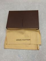 LOUIS VUITTON◆ポルト・フォイユ・ブラザ_タイガ_GRY/レザー/BLK/無地/メンズ_画像7