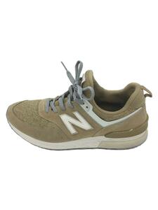 NEW BALANCE◆ニューバランス/MS574/28cm/BEG/スウェード