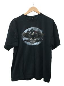 HARLEY DAVIDSON◆Tシャツ/XL/コットン/BLK/プリント