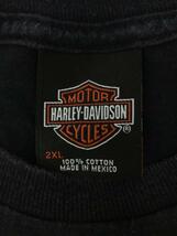 HARLEY DAVIDSON◆Tシャツ/2L/コットン/BLK/プリント_画像3