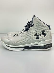 UNDER ARMOUR◆ハイカットスニーカー/27.5cm/WHT