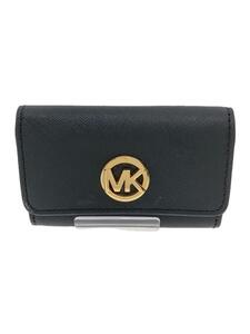 MICHAEL KORS◆カードケース/レザー/BLK/レディース/M-1903