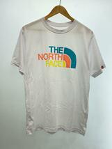 THE NORTH FACE◆S/S COLORFUL LOGO TEE_ショートスリーブカラフルロゴティー/XL/コットン/WHT_画像1