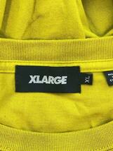 X-LARGE◆101213011069/長袖Tシャツ/XL/コットン/イエロー/プリント_画像3
