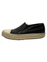 Rick Owens◆ローカットスニーカー/39/BLK/RU17F8892/BOAT SLIP-ON_画像1