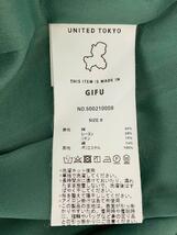 UNITED TOKYO◆7分袖ワンピース/ストライプエアリーロングワンピース/0/コットン/GRN/ストライプ/500210008_画像4