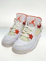 NIKE◆AIR JORDAN 4 RETRO/26.5cm/ホワイト/CT8527-118_画像2