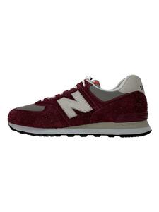 NEW BALANCE◆ローカットスニーカー/28cm/BRD/スウェード/U574BGH