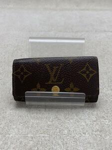 LOUIS VUITTON◆ミュルティクレ4_モノグラム・キャンバス_BRW/PVC/BRW/レディース