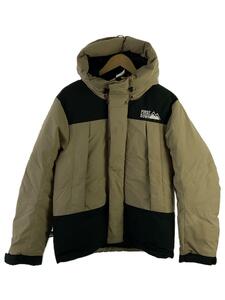 FIRST DOWN◆ダウンジャケット/M/ポリエステル/ベージュ/F842502/WRAP DOWN PARKA JACKET