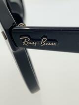 Ray-Ban◆サングラス/ウェリントン/プラスチック/BLK/GRY/メンズ/RB2140/全体傷有り_画像4