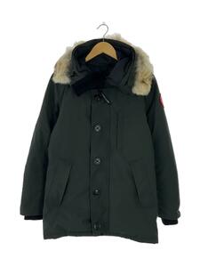 CANADA GOOSE◆JASPER PARKA_ジャスパーパーカー/XS/ポリエステル/KHK/無地/3438JM