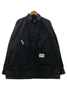 WTAPS◆22SS/CONCEAL JACKET COPO WEATHER/ミリタリージャケット/3/コットン/ブラック