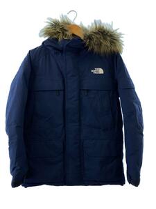 THE NORTH FACE◆MCMURDO PARKA_マクマードパーカー/S/ナイロン/NVY/無地