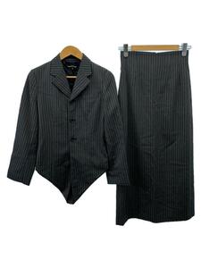 tricot COMME des GARCONS◆セットアップ/M/ウール/GRY/ストライプ/TJ-04007M/TS-04013M