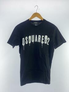 DSQUARED2◆Tシャツ/S/コットン/BLK