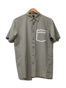 HAGLOFS◆Dry Stretch Shirt SS/ドライストレッチシャツ/S/GRY/020822