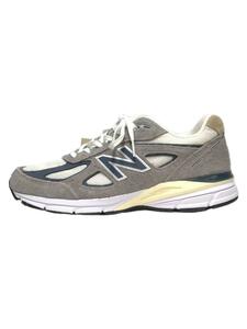 NEW BALANCE◆ローカットスニーカー/27.5cm/GRY/スウェード/U990TA4